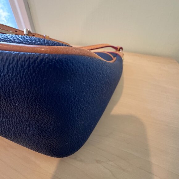 Dooney & Bourke Kimberly Pebble Grain Shoulder Bag – Navy Blue - Picture 9 of 12